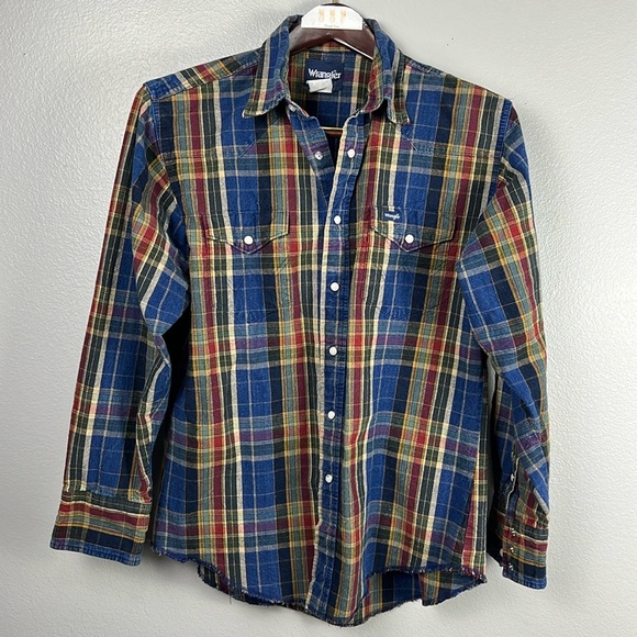 Wrangler Western plaid shirt - size M - Picture 2 of 12